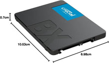 Crucial BX500 2TB 2.5” SATA SSD – Up to 540MB/s Read, 500MB/s Write – CT2000BX500SSD1