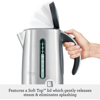 Sage The Smart Kettle – Quiet Cordless Electric Kettle, Fast Boil, Brushed Stainless Steel