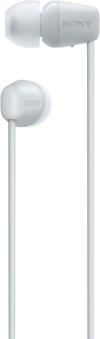 Buy Sony,Sony WI-C100 Wireless In-ear Headphones - Up to 25 hours of battery life - Water resistant - White - Gadcet UK | UK | London | Scotland | Wales| Ireland | Near Me | Cheap | Pay In 3 | Earphones