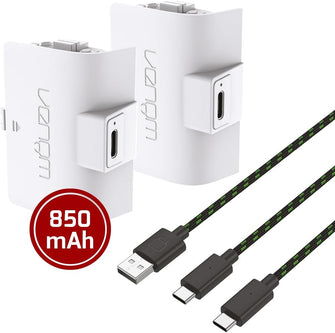 Buy Gadcet Dagenham,Venom Xbox Controller Rechargeable Battery Twin Pack - White (Xbox Series X & S/Xbox One) - Gadcet UK | UK | London | Scotland | Wales| Near Me | Cheap | Pay In 3 | Video Game Console & Controller Batteries