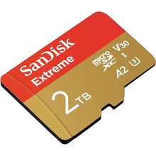 SanDisk Extreme microSDXC Card + SD adapter 2TB (For Smartphones, Action Cams, Drones, Speeds up to 240 MB/s, 4K UHD) A2, RescuePRO Deluxe, UHS-I, U3, V30