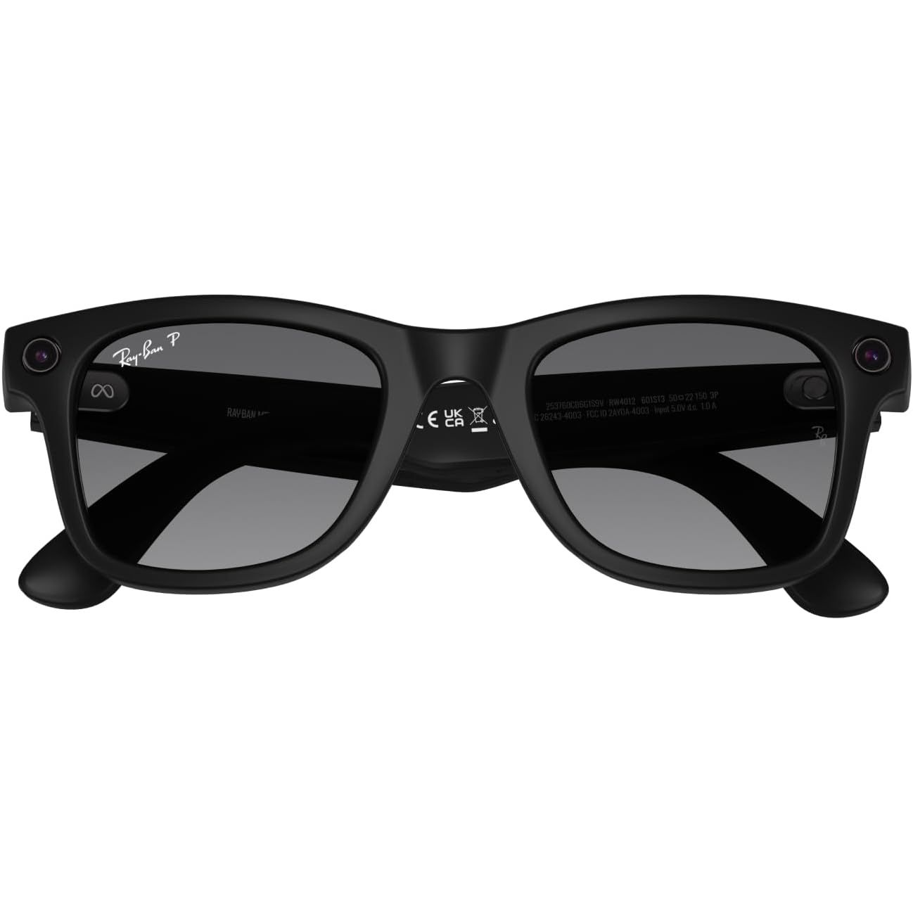 Buy Ecat Tech Ltd,Ray-Ban Meta Wayfarer (Gen 2) Smart Glasses – Matte Black with Polarised Gradient Graphite Lenses (Large) - Gadcet UK | UK | London | Scotland | Wales| Near Me | Cheap | Pay In 3 | Smart Glasses