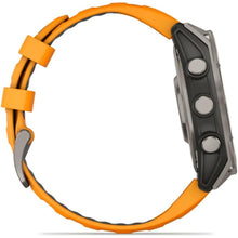Buy Garmin,Garmin Fenix 8 47mm AMOLED Sapphire Titanium Smartwatch – Spark Orange/Graphite Silicone Band - Gadcet UK | UK | London | Scotland | Wales| Near Me | Cheap | Pay In 3 | Smart Watches