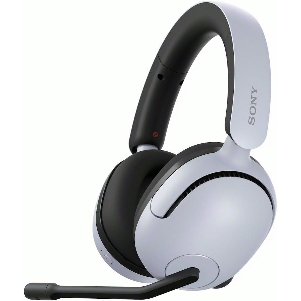 Sony INZONE H5 Wireless Gaming Headset White – 360 Spatial Sound, Low-Latency 2.4GHz, AI Noise Reduction Mic & 28-Hour Battery