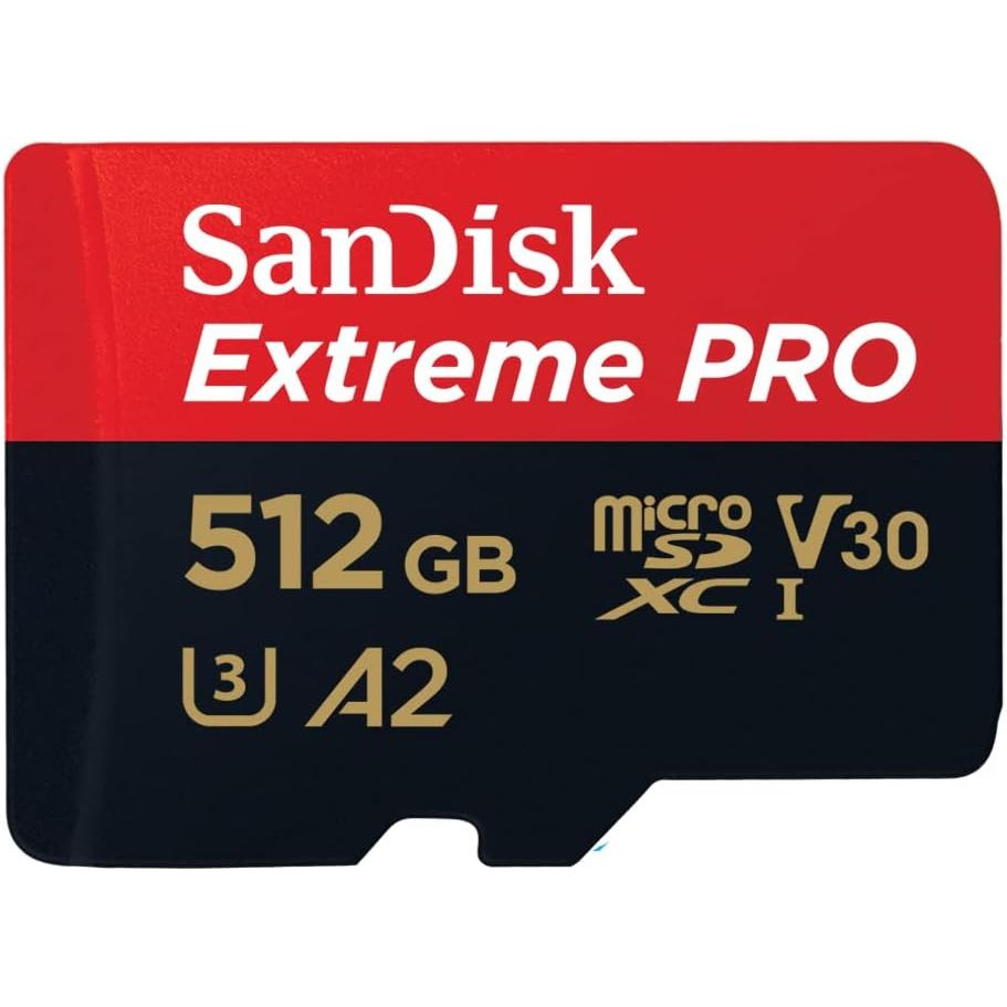 Buy SanDisk,SanDisk 512GB Extreme PRO microSDXC UHS-I Card - 200MB/s, A2, U3, V30, with RescuePro Deluxe, for Smartphones, Action Cameras & Drones - Gadcet UK | UK | London | Scotland | Wales| Near Me | Cheap | Pay In 3 | Flash Memory Cards