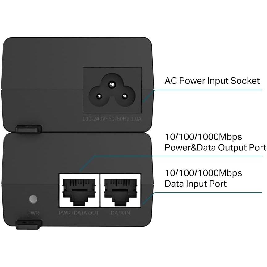 Buy TP-LINK,TP-Link POE160S PoE+ Injector – IEEE 802.3af/at, 2 x Gigabit Ports, Up to 30W Output, 100m PoE Distance, Plug & Play - Gadcet UK | UK | London | Scotland | Wales| Near Me | Cheap | Pay In 3 | PoE+ Injector