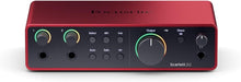 Focusrite Scarlett 2i2 4th Gen USB-C Audio Interface