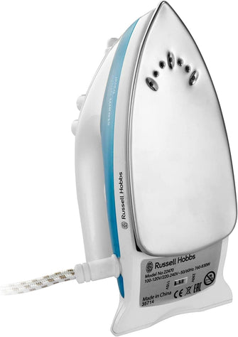 Buy Russell Hobbs,Russell Hobbs Dual Voltage Steam Glide Travel Iron, 80ml Water Tank, Stainless Steel Soleplate, Water Spray, Variable Temp & Steam - White - Gadcet UK | UK | London | Scotland | Wales| Near Me | Cheap | Pay In 3 | Irons & Ironing Systems