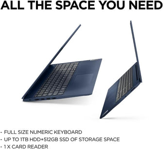 Buy Lenovo,Lenovo IdeaPad 3 - 15.6 Inch - 128GB SSD - 4GB RAM - Intel Core i3-1115G4 - Intel UHD Graphics - Windows 11 Home - Abyss Blue - Gadcet UK | UK | London | Scotland | Wales| Ireland | Near Me | Cheap | Pay In 3 | Laptops