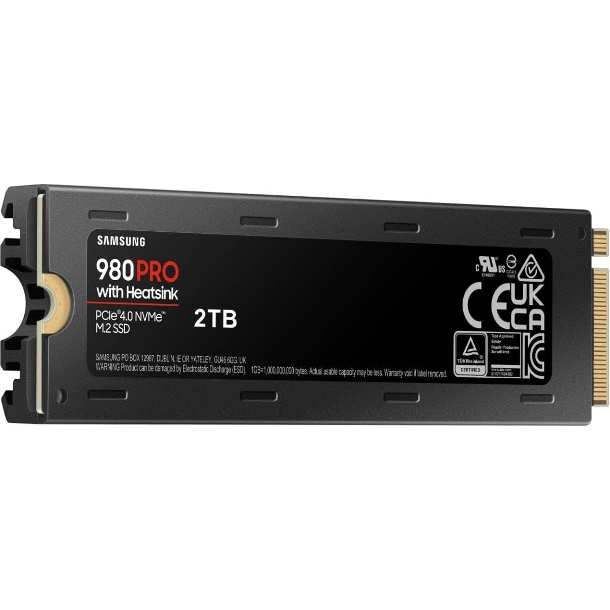 Buy Samsung,Samsung 980 PRO 2TB SSD with Heatsink - PCIe Gen 4 NVMe M.2, Max Speed, PS5 Compatible, MZ-V8P2T0CW, Black - Gadcet UK | UK | London | Scotland | Wales| Near Me | Cheap | Pay In 3 | Hard Drives