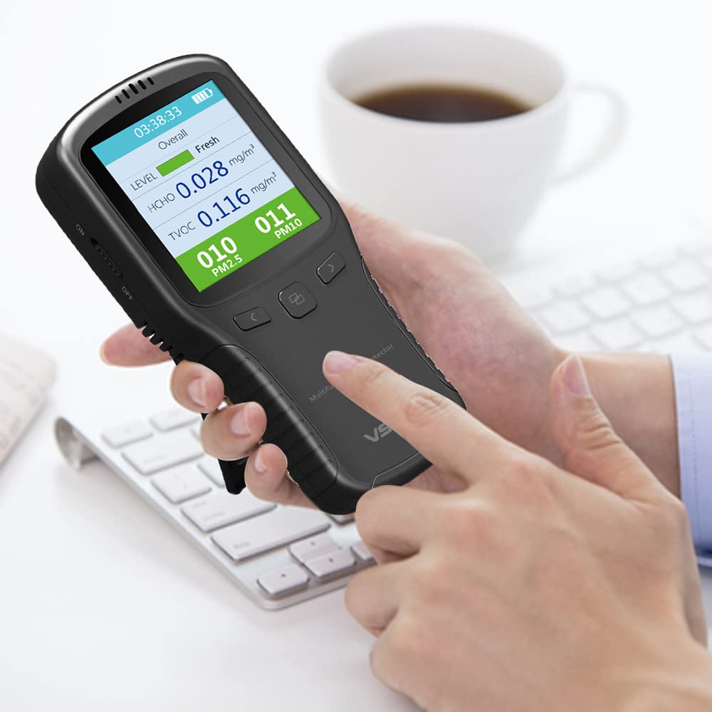 Buy VSON,Air Quality Monitor with Formaldehyde Detector, Temperature & Humidity Sensor, PM2.5/PM10 Tester for Office/Car ;PL - Gadcet UK | UK | London | Scotland | Wales| Near Me | Cheap | Pay In 3 | Air Quality Meters