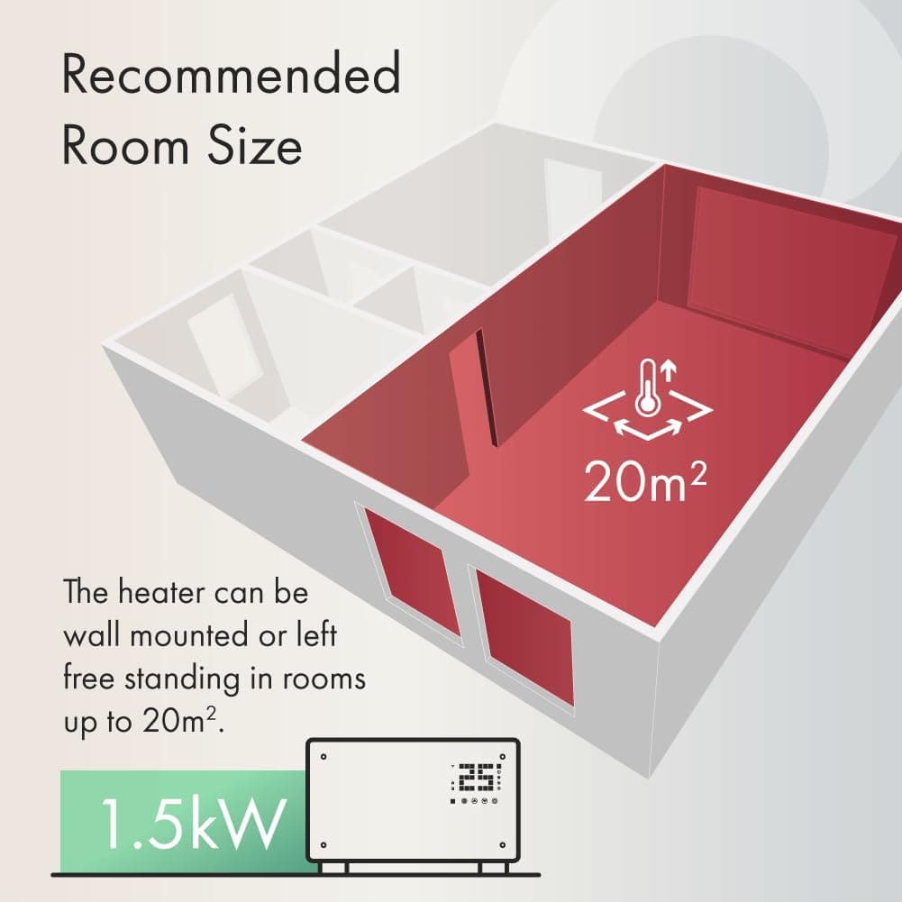 Buy Devola,Devola Wifi Enabled Smart Electric Glass Panel Heater 1500G | Wall Mounted Radiator & Free Standing Low Energy Heater, Works With Alexa | Lot 20 complaint, DVPW1500G (Grey) (1500, Watts) - Gadcet UK | UK | London | Scotland | Wales| Near Me | Cheap | Pay In 3 | Electronics
