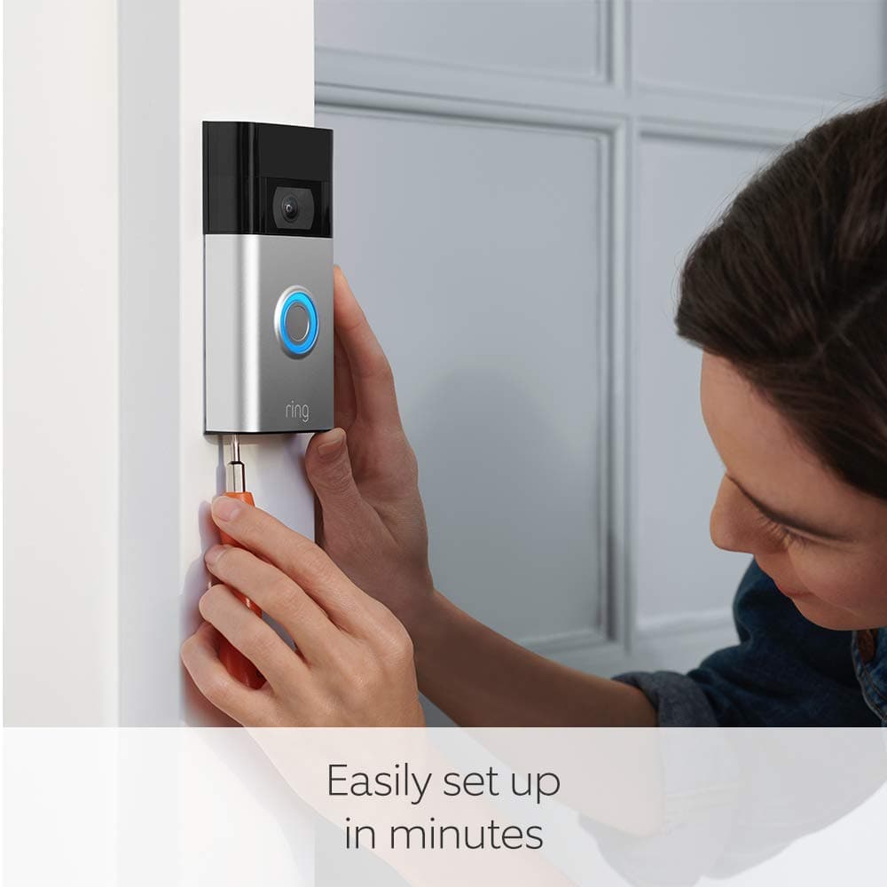 Buy Ring,Ring Video Doorbell 2020 HD 1080p Camera (2nd Gen) - Venetian Bronze - Gadcet UK | UK | London | Scotland | Wales| Ireland | Near Me | Cheap | Pay In 3 | Security Monitors & Recorders