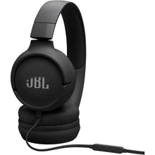 JBL Tune 520 C Comfort Fit Wired On Ear Headphones with Microphone, Pure Bass Sound, EQ Presets, USB-C Connectivity, Foldable Design and Tangle-Free Cable, Black