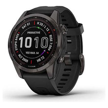 Buy Garmin,Garmin Fenix 7S Sapphire Solar - Carbon Grey DLC Titanium with Black Band - Gadcet UK | UK | London | Scotland | Wales| Near Me | Cheap | Pay In 3 | Smart Watches