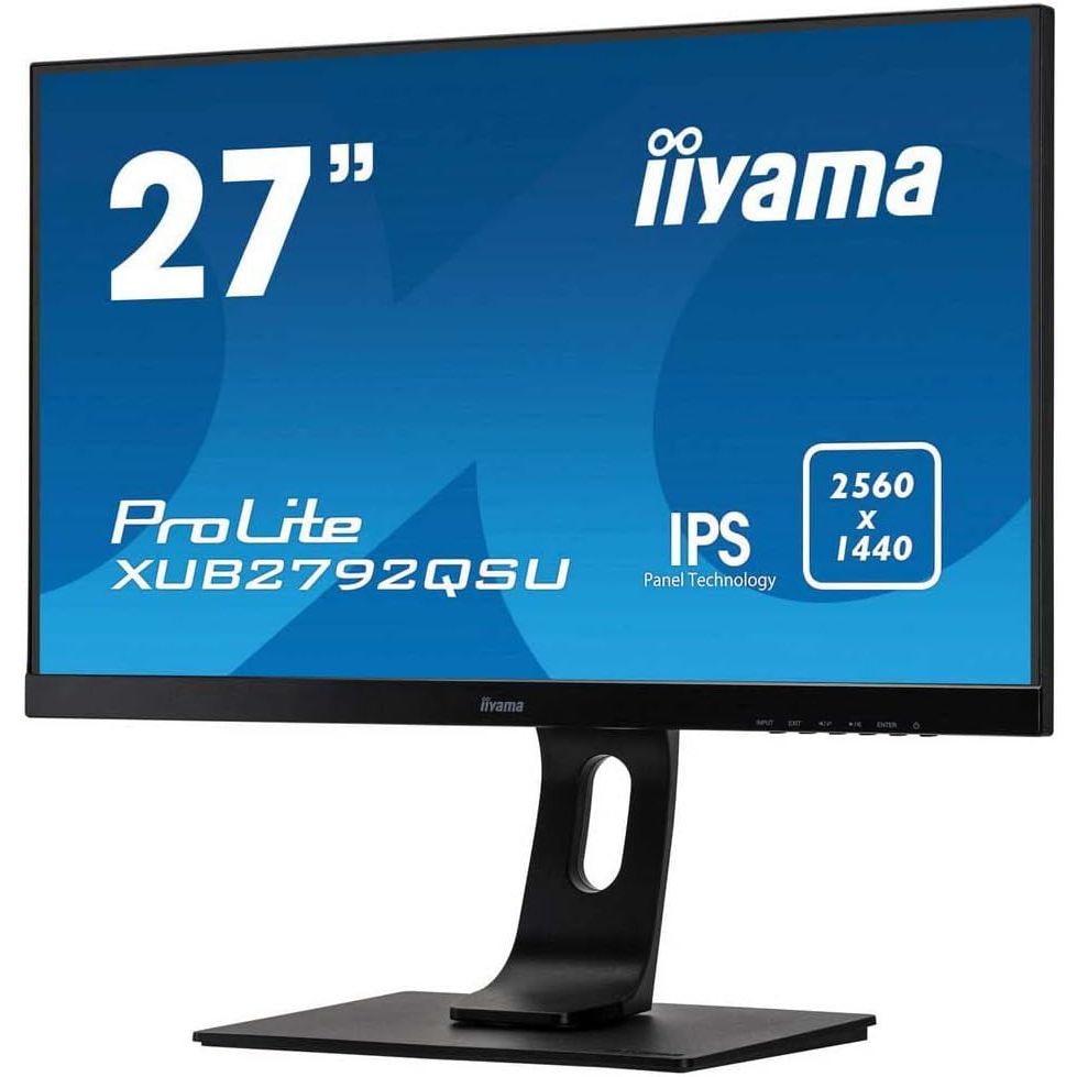 Buy iiyama,iiyama ProLite XUB2792QSU-B1 27" Quad HD IPS Monitor – 2560 x 1440 QHD, Matte Black, HDMI, DisplayPort, USB Hub, Height Adjustable Stand - Gadcet UK | UK | London | Scotland | Wales| Near Me | Cheap | Pay In 3 | Monitors
