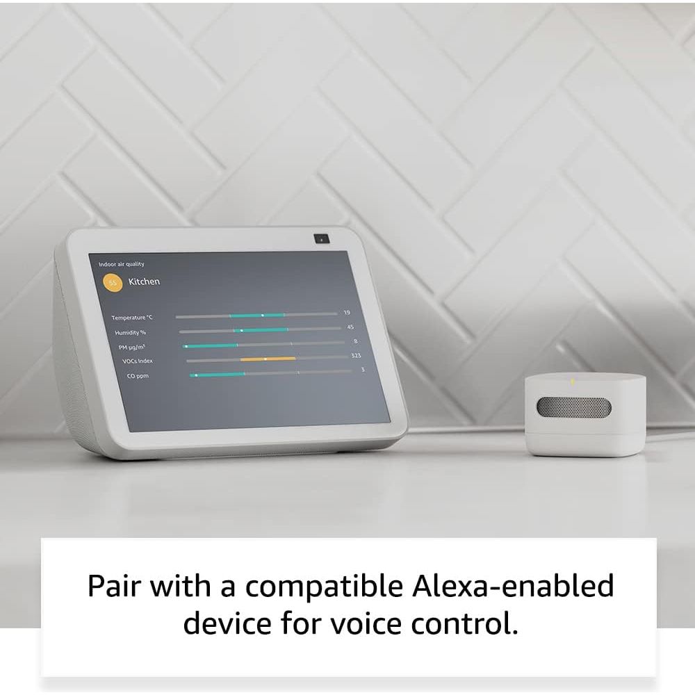 Buy Amazon,Amazon Smart Air Quality Monitor (Newest Gen) – Works with Alexa - Gadcet UK | UK | London | Scotland | Wales| Near Me | Cheap | Pay In 3 | Air Quality Meters