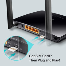 TP-Link AC750 Dual Band 4G LTE Router, SIM Slot Unlocked, WAN/LAN port, Removable Wi-Fi Antennas, Compatible with FDD-LTE and TDD-LTE, No Configuration Required, UK Plug, Black (Archer MR200) - 4