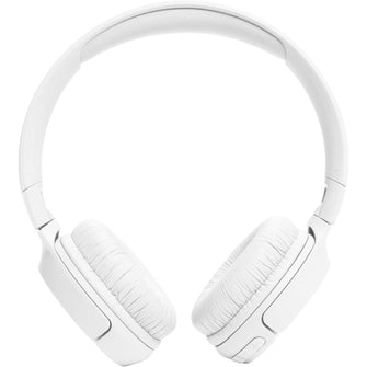 JBL Tune 520BT Wireless On-Ear Headphones – Pure Bass, Bluetooth 5.3, 57H Battery, White