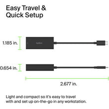 Buy Belkin,Belkin USB Type C to 2.5 Gb Ethernet Adapter, USB-IF Certified Thunderbolt 3 & 4 / USB-C to LAN Network Adapter Compatible with MacBook Pro/Air, iPad Pro, XPS, Surface, and Other USB-C Devices - Gadcet UK | UK | London | Scotland | Wales| Near Me | Cheap | Pay In 3 | Video Game Software