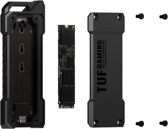 Buy ASUS,ASUS TUF Gaming A1—USB-C 3.2 Gen 2x1 SSD enclosure(SSD case), dual M.2 NVMe PCIe and SATA interfaces, M.2 Q-Latch for easy installation, MIL-STD-810H drop resistance, IP68 water and dust resistance - Gadcet UK | UK | London | Scotland | Wales| Ireland | Near Me | Cheap | Pay In 3 | Computer Accessories