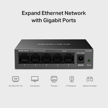 Buy Mercusys,MERCUSYS MS105GS 5-Port Gigabit Network Switch – Metal Case, Ethernet Splitter, Desktop/Wall Mount, Silent Operation, Power Saving, Plug & Play - Gadcet UK | UK | London | Scotland | Wales| Near Me | Cheap | Pay In 3 | Networking Devices