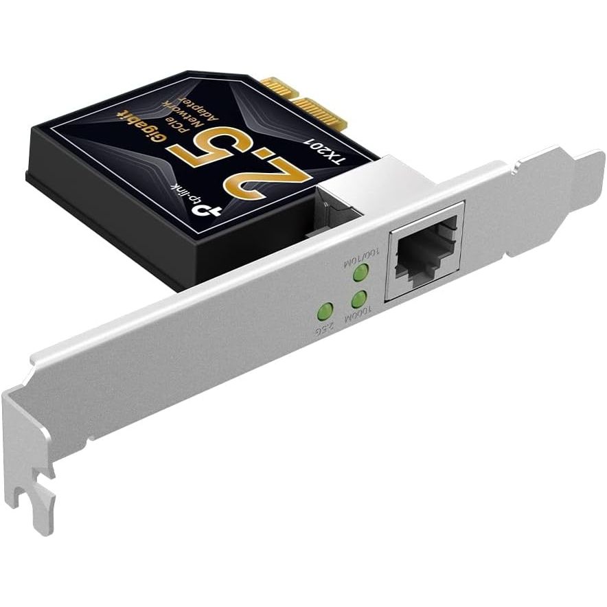 Buy TP-LINK,TP-Link TX201 2.5 Gigabit Ethernet Network Adapter, PCIe with Low-Profile and Full-Height Brackets, Black - Gadcet UK | UK | London | Scotland | Wales| Near Me | Cheap | Pay In 3 | Network Cards & Adapters