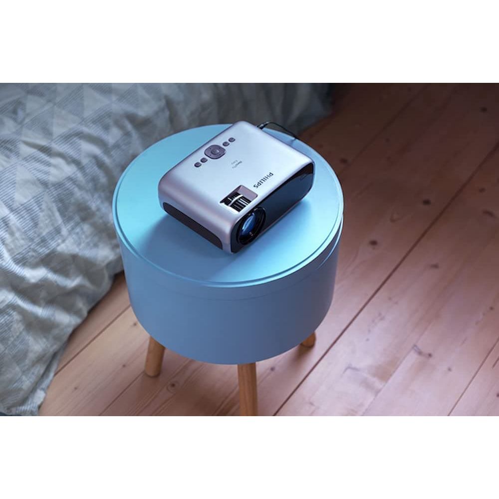 Buy Philips,Philips Home Projector NeoPix Easy Silver - Gadcet.com | UK | London | Scotland | Wales| Ireland | Near Me | Cheap | Pay In 3 | Projectors