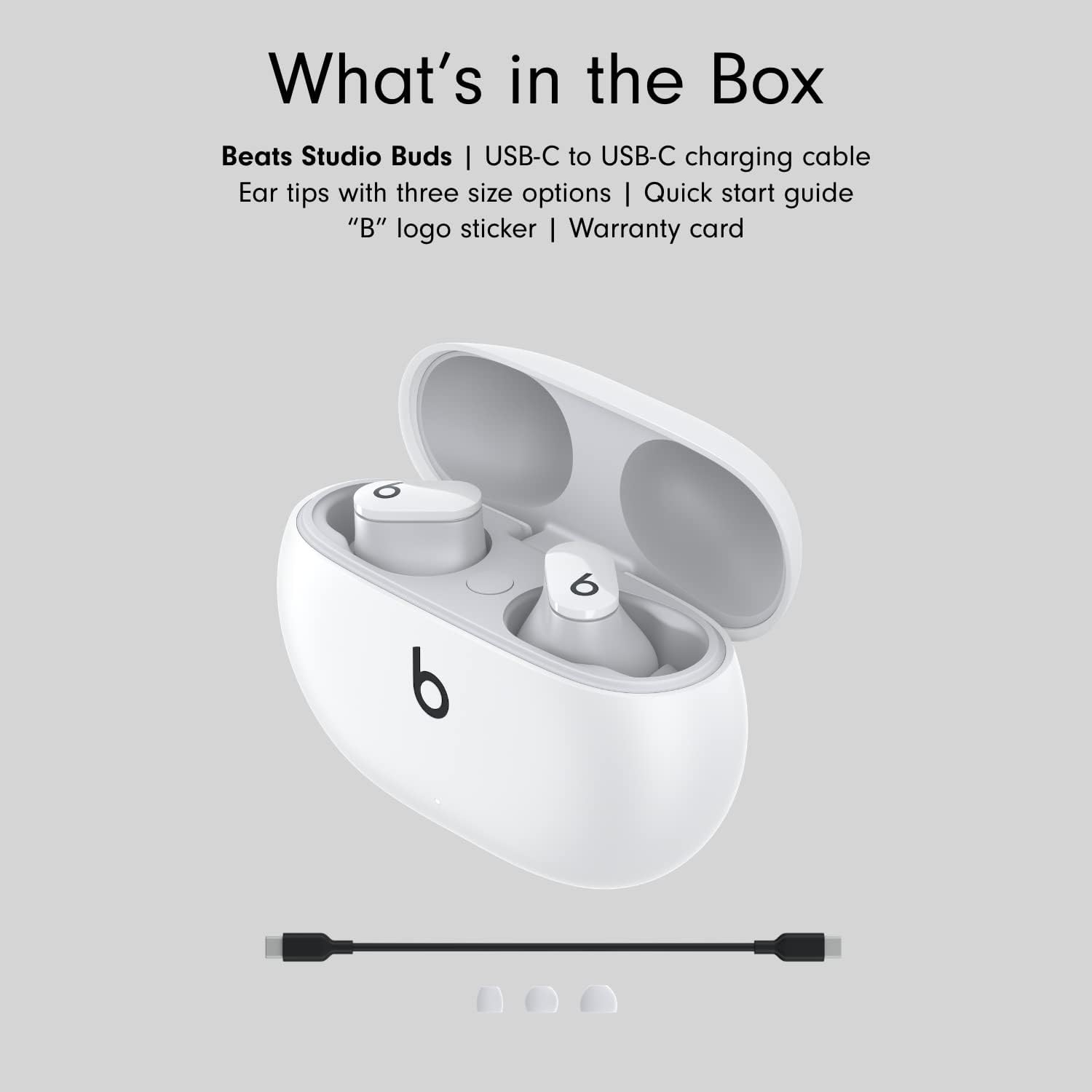 Buy Cashify Tech Ltd,Beats Studio Buds True Wireless Bluetooth In-Ear Headphones with Active Noise Cancelling -  White - Gadcet UK | UK | London | Scotland | Wales| Near Me | Cheap | Pay In 3 | Headphones & Headsets