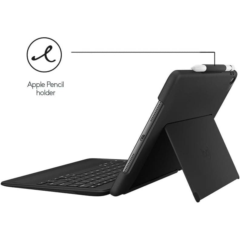 Buy Logitech,Logitech Slim Combo iPad Case with Detachable Keyboard, For iPad Air 3rd Generation (A2152, A2123, A2153, A2154) & iPad Pro 10.5 Inch 2nd Generation (A1701, A1709, A1852), QWERTY UK Layout - Black - Gadcet.com | UK | London | Scotland | Wales| Ireland | Near Me | Cheap | Pay In 3 | Keyboards
