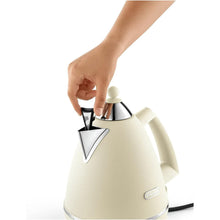 De’Longhi Argento Flora KBX3016.BG Kettle – 1.7L, 360° Swivel Base, Cream Beige