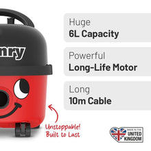 Buy Henry,Henry HVR 160-11 Bagged Cylinder Vacuum, 620 W, 6 Litres, Red and Black - Gadcet UK | UK | London | Scotland | Wales| Near Me | Cheap | Pay In 3 | Vacuum Cleaner