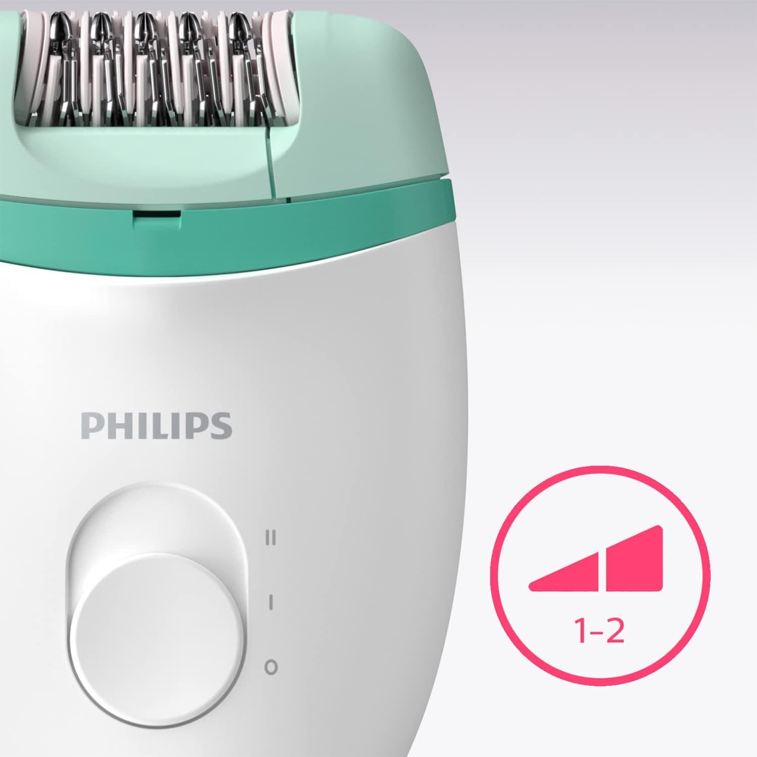 Buy PHILIPS,Philips Satinelle Essential Epilator, Corded, Compact Hair Removal, BRE224/00 White & Green - Gadcet UK | UK | London | Scotland | Wales| Near Me | Cheap | Pay In 3 | Epilator