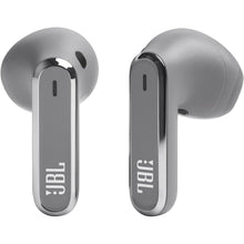 JBL Live Flex In-Ear Bluetooth Earphones – Noise Cancelling, Water-Resistant, 40-Hour Battery, Silver