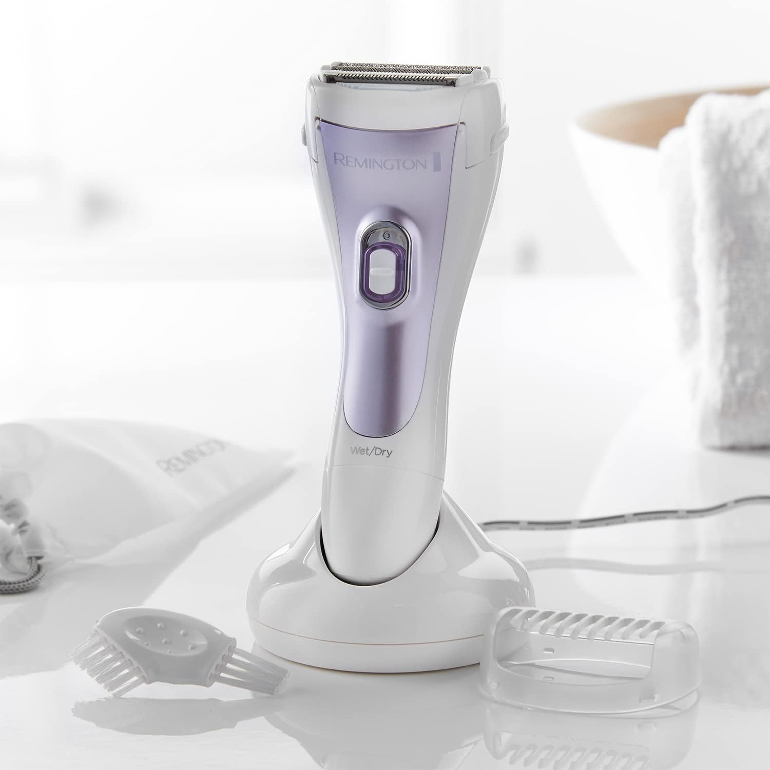 Buy Remington,Remington WDF4840 Cordless Lady Shaver - Rechargeable, Wet & Dry, Aloe Vera Moisturising Strip, Bikini Attachment, Showerproof - Gadcet UK | UK | London | Scotland | Wales| Near Me | Cheap | Pay In 3 | Shaver & Trimmer