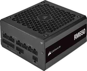 Corsair,Corsair RM650 Fully Modular ATX Power Supply, Dual EPS12V Connectors, Low-Noise Operation, 105°C Capacitors, Modern Standby - Black - Gadcet.com