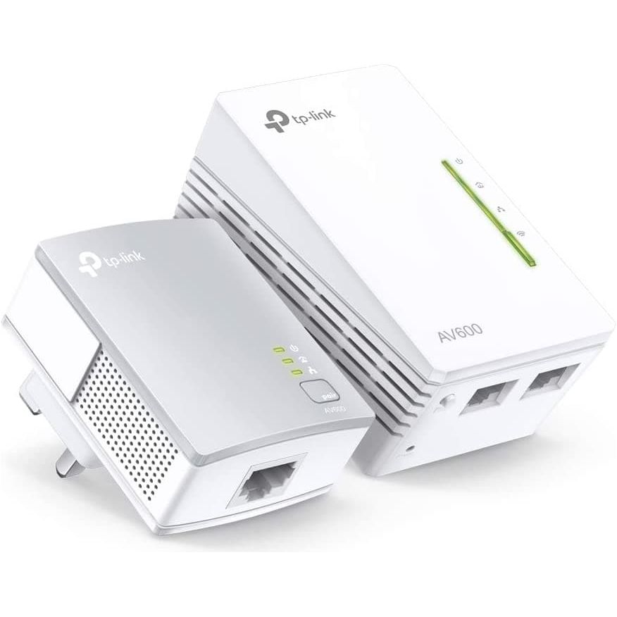 Buy TP-Link,TP-Link AV600 Powerline Adapter Wi-Fi Kit, Wi-Fi Booster/Hotspot/ Extender, Wi-Fi Speed up to 300Mbps, 2+1 Ports| N300 Mbps+AV600 Mbps plug and play - Gadcet.com | UK | London | Scotland | Wales| Ireland | Near Me | Cheap | Pay In 3 | Adapters