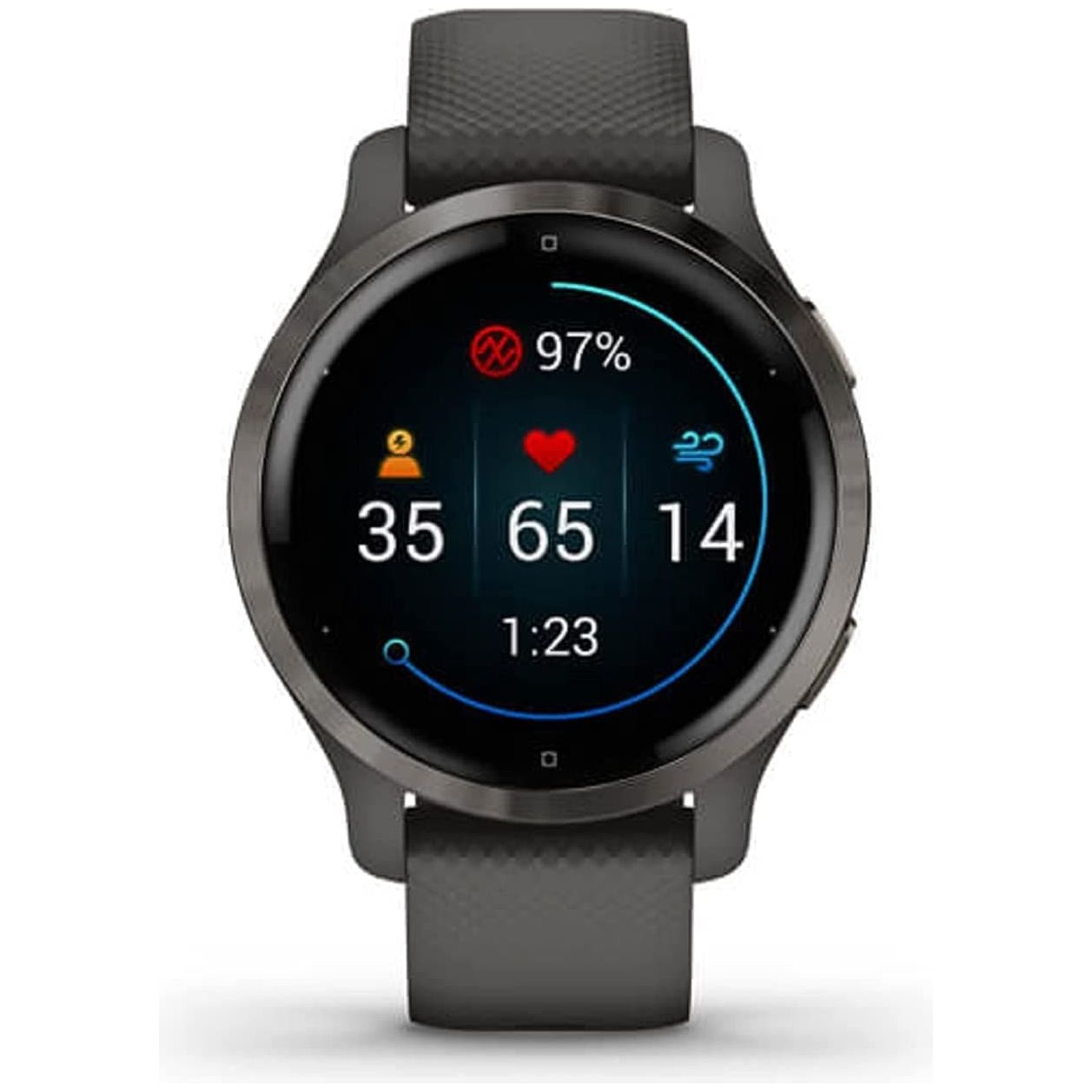 Gadcet.com,Garmin Venu 2S GPS Smart Watch - Slate / Graphite - Gadcet.com