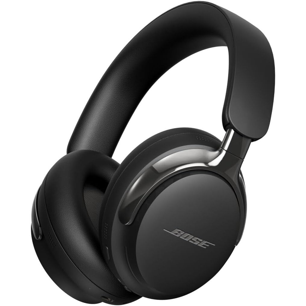 Bose QuietComfort Ultra Bluetooth Headphones (2nd Gen), Wireless Headphones with Spatial Audio, Over Ear Noise Cancelling with Mic, Up to 30 Hours of Play time, Black
