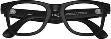 Ray-Ban Meta Gen 2 Wayfarer AI Glasses Matte Black Clear Lenses – 12MP Camera, 3K Ultra HD Video, Open-Ear Audio & Meta AI