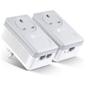 Buy TP-Link,TP-Link AV600 2-Port Passthrough Powerline Starter Kit TL-PA4022P - White/Grey - Gadcet UK | UK | London | Scotland | Wales| Ireland | Near Me | Cheap | Pay In 3 | Office Supplies