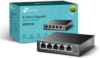 Buy TP-Link,TP-Link TL-SG105S 5-Port Gigabit Ethernet Switch – Plug & Play, Fanless, Metal Casing, Desktop & Wall-Mountable, Energy-Saving - Gadcet UK | UK | London | Scotland | Wales| Near Me | Cheap | Pay In 3 | Network Cards & Adapters