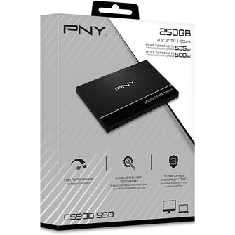 PNY CS900 250GB 2.5" SATA III Internal SSD – Up to 535MB/s Read