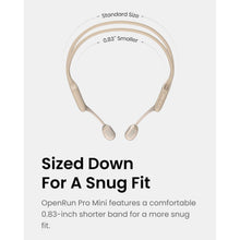 Buy Shokz,Shokz OpenRun Pro Mini Bone Conduction Headphones - Open-Ear Bluetooth, IP55 Waterproof, 10H Playtime, Beige - Gadcet UK | UK | London | Scotland | Wales| Near Me | Cheap | Pay In 3 | Headphones & Headsets