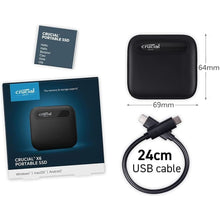 Buy Crucial,X6 500GB Portable SSD - Up to 540MB/s - PC and Mac - USB 3.2 USB-C External Solid State Drive - CT500X6SSD9 - Gadcet UK | UK | London | Scotland | Wales| Ireland | Near Me | Cheap | Pay In 3 | Hard Drives