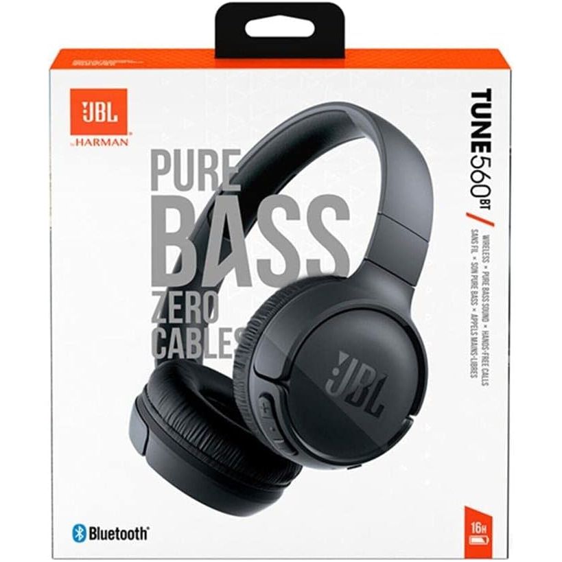 Buy JBL,JBL Tune 560BT Wireless Over-Ear Headphones 16 Hours Pure Bass Fast Charge Black - Gadcet UK | UK | London | Scotland | Wales| Near Me | Cheap | Pay In 3 | Over-Ear Headphones