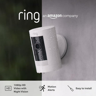 Buy Amazon,Ring Outdoor Camera Battery (Stick Up Cam) | HD wireless outdoor Security Camera 1080p Video, Two-Way Talk, Wifi, Works with Alexa | alternative to CCTV system | 30-day free trial of Ring Protect - Gadcet UK | UK | London | Scotland | Wales| Ireland | Near Me | Cheap | Pay In 3 | Security Monitors & Recorders