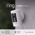Ring Stick Up Cam Battery HD Wireless Outdoor Security Camera 1080p Video, Two-Way Talk, Wi-Fi, Alexa-Compatible - 1