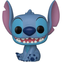 Buy Funko,Funko Pop! Disney Smiling Seated Stitch Vinyl Figure | Official Lilo & Stitch Collectible - Gadcet UK | UK | London | Scotland | Wales| Near Me | Cheap | Pay In 3 | Action & Toy Figures