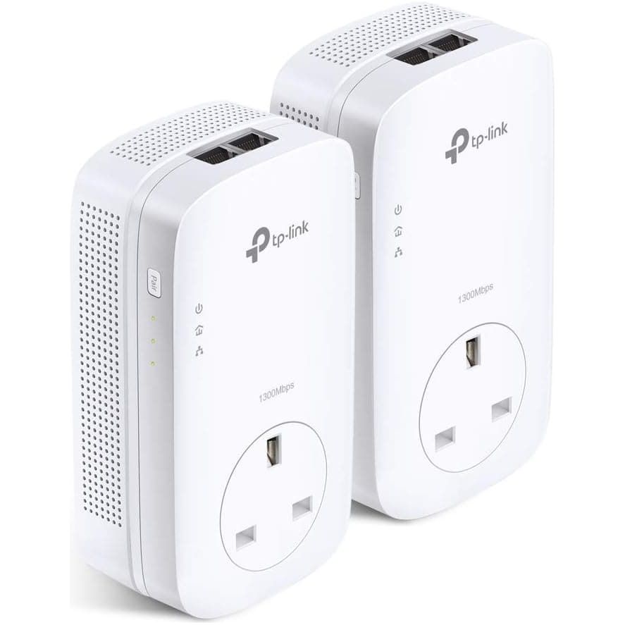 Buy TP-Link,TP-Link TL-PA9020PKIT Gigabit Powerline Adapter Kit - 2000 Mbps, 2-Port, HD Streaming & Gaming, Plug & Play, UK Plug - Gadcet UK | UK | London | Scotland | Wales| Near Me | Cheap | Pay In 3 | Network Cards & Adapters